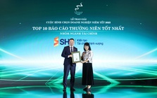 SHS lần thứ 6 được vinh danh trong Top 10 Báo cáo thường niên tốt nhất VLCA