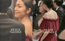 Hà Tăng phá đảo cam thường đến bờ vai cũng đẹp chấn động, tay trong tay với Louis Nguyễn đi đám cưới em gái