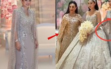 Đám cưới Tiên Nguyễn thành “thảm đỏ” thu nhỏ: Mẹ đẻ diện váy 600 triệu, mẹ chồng chọn thiết kế "made in Vietnam" tinh xảo