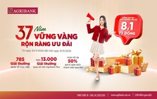 Agribank tri ân khách hàng với hơn 13.700 phần quà hấp dẫn nhân dịp sinh nhật 37 năm