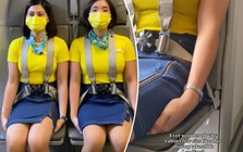 Vì sao các tiếp viên hàng không có tư thế “kỳ quặc” ngồi lên tay mình khi cất cánh và hạ cánh?