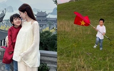 Hòa Minzy dạy con trai yêu nước, nói một câu mà ai xem xong cũng khen "10 điểm cho bé Bo, 100 điểm cho mẹ"