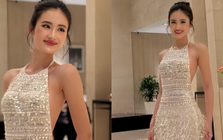 Hoa hậu Ý Nhi lên đồ sexy đi ăn tối, nổi bần bật bên dàn đối thủ nhưng bị tranh cãi 1 điều