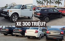 Ảnh thực tế lô ô tô Nga giá dự kiến từ 360 triệu đồng đã về Việt Nam: Có SUV kiểu Jimny, sedan cùng cỡ Attrage
