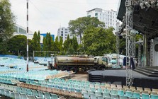 Cảnh hoang tàn ở sân khấu Lan Anh, Trống Đồng khi dừng hoạt động