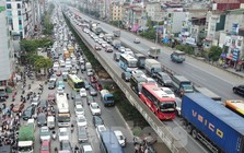 Từ đêm 12/5, cấm toàn bộ xe đường trên cao Vành đai 3 hướng Big C - Mai Dịch