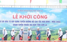 Khởi công Dự án đầu tư xây dựng tuyến đường bộ cao tốc Hòa Bình - Mộc Châu, đoạn tuyến thuộc địa bàn tỉnh Sơn La