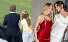 "Cam thường" tóm gọn David Beckham âu yếm con gái út Harper trên SVĐ, nhan sắc tiểu thư tài phiệt đời thường gây sốt