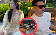 "Dâu hào môn" Đỗ Mỹ Linh tung ảnh hẹn hò Chủ tịch Hà Nội FC ở nước ngoài, bữa sáng thượng lưu gây chú ý