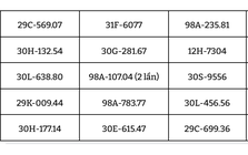 206 chủ xe đi lấn làn có biển số sau cần nhanh chóng nộp phạt nguội theo Nghị định 168