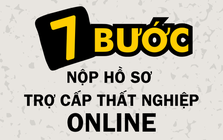 Infographic: Hướng dẫn cách nộp hồ sơ trợ cấp thất nghiệp online