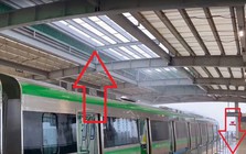 Tin mới vụ nhà ga tàu Cát Linh - Hà Đông bị 'dột', nước chảy lênh láng