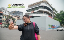 Quây tôn để tháo dỡ tòa nhà bên hồ Gươm, sẽ có 3 tầng hầm thay thế