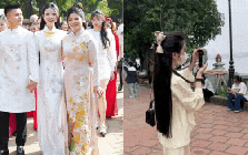 Chu Thanh Huyền nhiều lùm xùm nhất làng WAGs vẫn được bố mẹ Quang Hải quý ra mặt, một hành động biết khéo cỡ nào