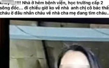 Nội dung "tâm sự buồn" của 1 học sinh lớp 7 trước khi mất tích