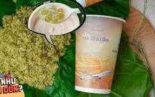 Cận cảnh cốc trà sữa cốm 50k của Vietnam Airlines: Bao bì đẹp nhưng topping bên trong mới là điều đáng chú ý