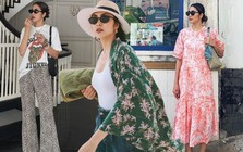 Mặc đồ họa tiết điệu nghệ như Tăng Thanh Hà: Vẻ ngoài rất nổi bật nhưng cũng đầy sang trọng