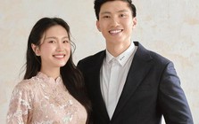 Visual "đỉnh nóc " của Doãn Hải My khi diện áo dài sánh đôi cùng Văn Hậu, nhan sắc đỉnh hơn cả thời thi hoa hậu
