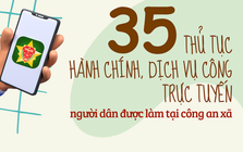 Những thủ tục hành chính, dịch vụ công trực tuyến người dân được làm tại công an xã