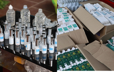 Cận cảnh triệt phá cơ sở mỹ phẩm giả tại Bắc Giang: Serum trị mụn, trắng da pha bằng thùng sơn, can nhựa, bán hơn 100.000 đơn hàng qua Tiktok, Shoppee