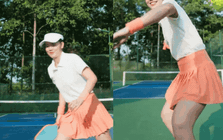 Ánh Viên "lên đồ" chơi pickleball, nhan sắc đẹp ngỡ ngàng, động tác vụng về nhưng cực nhanh đã "quẩy" banh nóc!