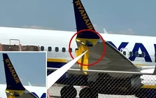 Boeing 737 đâm vào hàng rào sân bay khi hạ cánh Boeing 737 đâm vào hàng rào sân bay khi hạ cánh