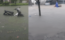 Ảnh, clip: Một tỉnh phía Bắc đang ngập cục bộ sau cơn mưa lớn, người dân không kịp trở tay