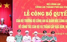 Hai phó giám đốc Công an TP Hải Phòng nghỉ hưu