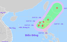 Xuất hiện áp thấp nhiệt đới giật cấp 8 gần Biển Đông