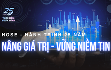 HOSE và hành trình 25 năm “Nâng giá trị - Vững niềm tin”