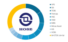 Cục diện môi giới ngành chứng khoán: Hơn 60 công ty chia nhau “miếng bánh” vỏn vẹn 30% thị phần