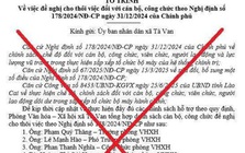 Thực hư tờ trình cho thôi việc 9 cán bộ khiến dư luận xôn xao Thực hư tờ trình cho thôi việc 9 cán bộ khiến dư luận xôn xao