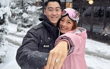 Á hậu giàu nhất showbiz được bạn trai doanh nhân ngành tài chính cầu hôn, trao nhẫn kim cương khủng