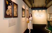 Thiên Mộc Hương lần đầu tiên ra mắt tranh trầm hương đắp nổi Mosaic