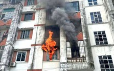 Cháy căn hộ chung cư ở Nghệ An, nhiều tài sản bị thiêu rụi