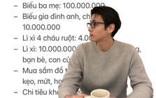 Bảng chi tiêu Tết trị giá 139 triệu: Biếu bố mẹ 100 triệu, 39 triệu còn lại làm những gì?
