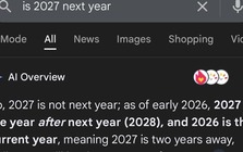 Hài hước chuyện AI của Google nhất quyết khẳng định năm sau không phải là 2027