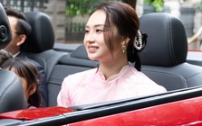 Khung hình cực hiếm của con dâu cả nhà tỷ phú trong lễ cưới Phương Nhi