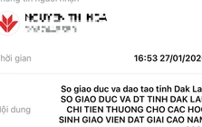 Vụ nhiều học sinh Đắk Lắk chờ tiền thưởng: Sở GD-ĐT đã chuyển tiền