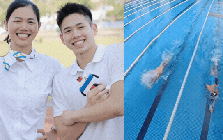 6,5 triệu người xem chị em Ánh Viên - Quang Thuấn thi bơi, ai giỏi hơn?