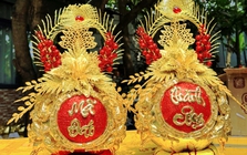 Dừa dát vàng, dừa bonsai linh vật ngựa 'cháy hàng' mùa Tết