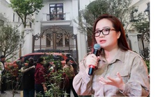 Cảnh tượng lạ trước cửa biệt thự của Hoàng Hường