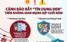 [Infographic] Cảnh báo bẫy “tín dụng đen” trên không gian mạng dịp cuối năm