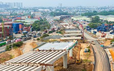 Đại công trường nút giao Tân Vạn chạy nước rút cuối năm