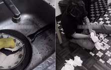 Rửa bát, tay người đàn ông chảy máu xối xả, phải khâu 4 mũi: Bác sĩ cảnh báo thói quen nhiều người mắc