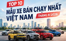 Top 10 xe bán chạy nhất tại Việt Nam T9/2026: Một cái tên gây bất ngờ lớn