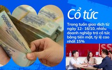 Tuần này, cổ đông doanh nghiệp nào nhận cổ tức cao nhất?
