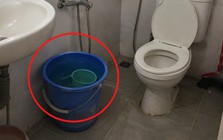 Lời khuyên cho những gia đình để xô nước trong nhà vệ sinh 24/24