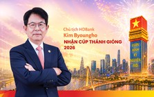 Chủ tịch HDBank Kim Byoungho nhận cúp Thánh Gióng 2026, ghi dấu trong Top 10 Doanh nhân Việt Nam tiêu biểu