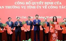 Công bố quyết định của Ban Thường vụ Tỉnh ủy Lào Cai về công tác cán bộ